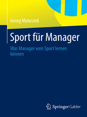 cover image of Sport für Manager